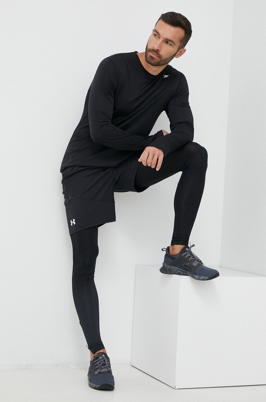 Προπόνηση μακρυμάνικο Reebok Tech ID TRAIN χρώμα: μαύρο HT1696.100065576 φωτογραφία