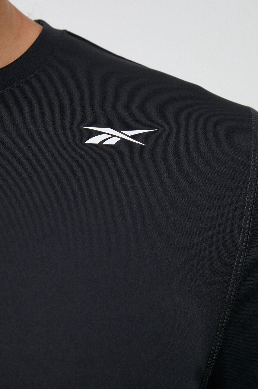 Προπόνηση μακρυμάνικο Reebok Tech ID TRAIN χρώμα: μαύρο HT1696.100065576 φωτογραφία