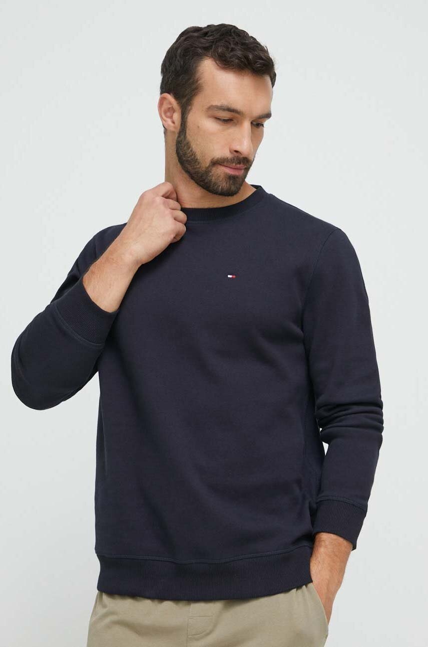 

Домашен суичър Tommy Hilfiger в тъмносиньо с изчистен дизайн, Тъмносин