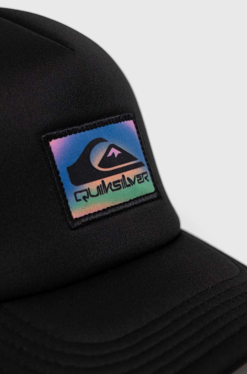 

Детская кепка Quiksilver цвет чёрный с аппликацией