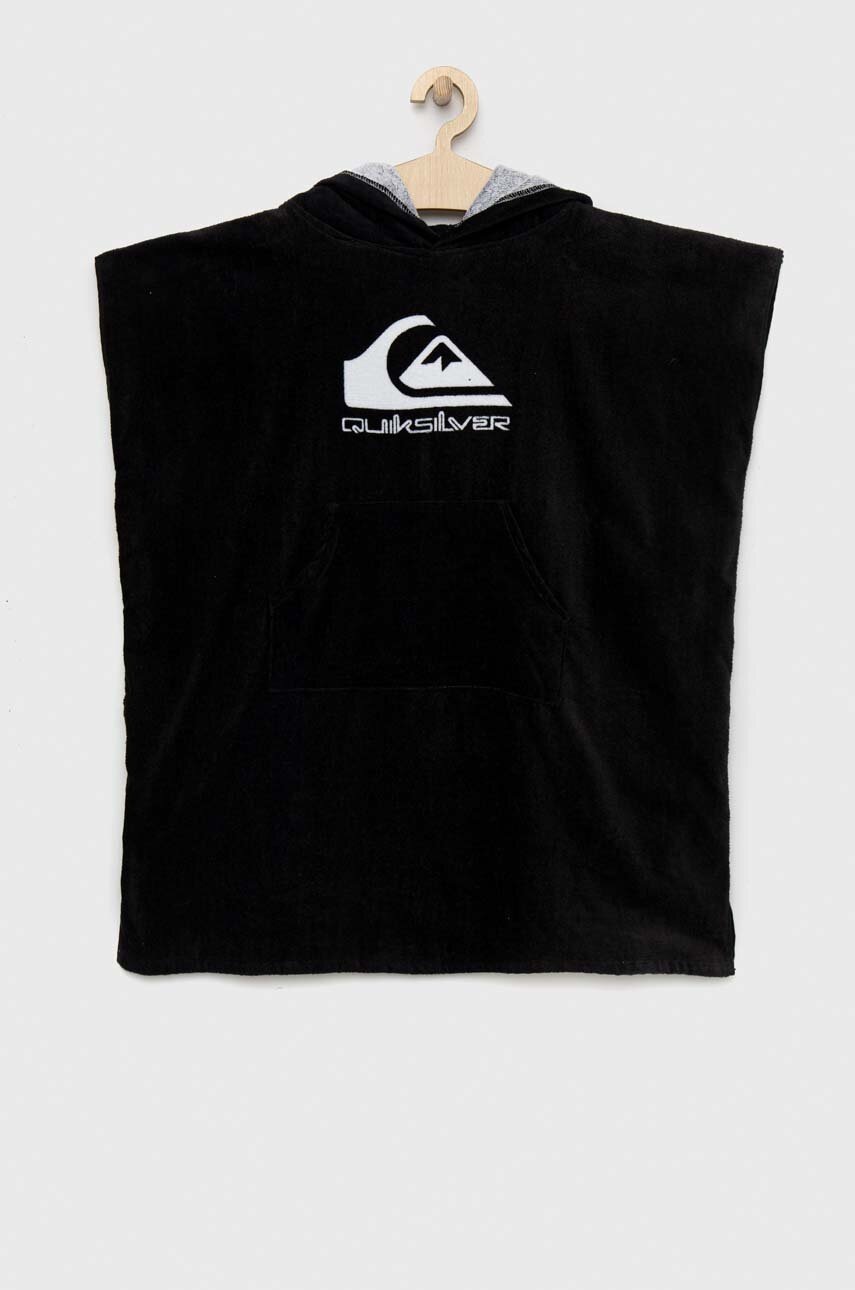

Детска памучна кърпа Quiksilver в черно, Черен