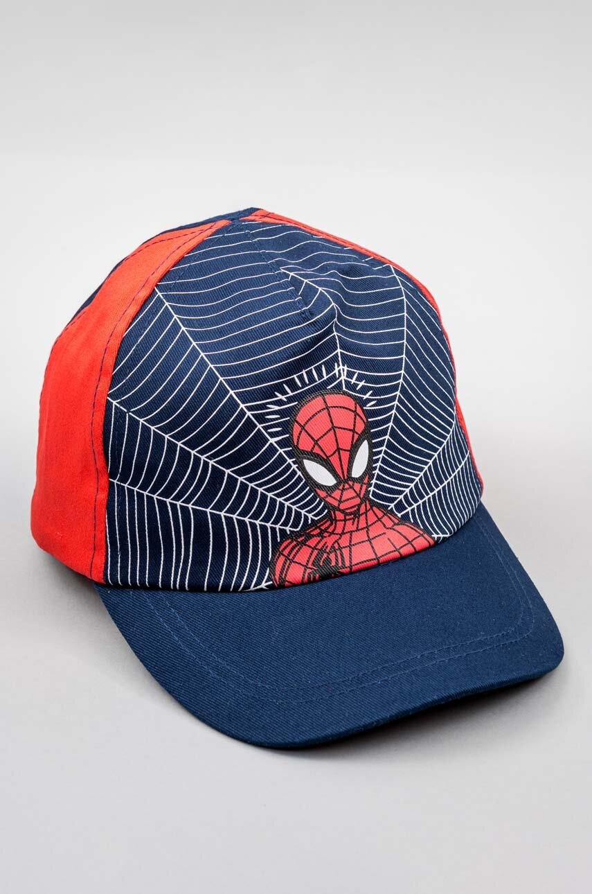 

Детска шапка zippy x Spiderman в тъмносиньо с принт, Тъмносин
