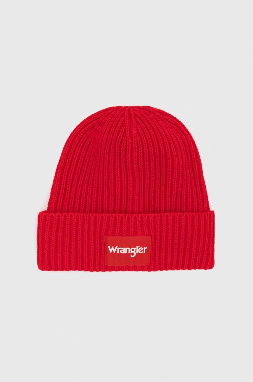 Wrangler czapka kolor czerwony