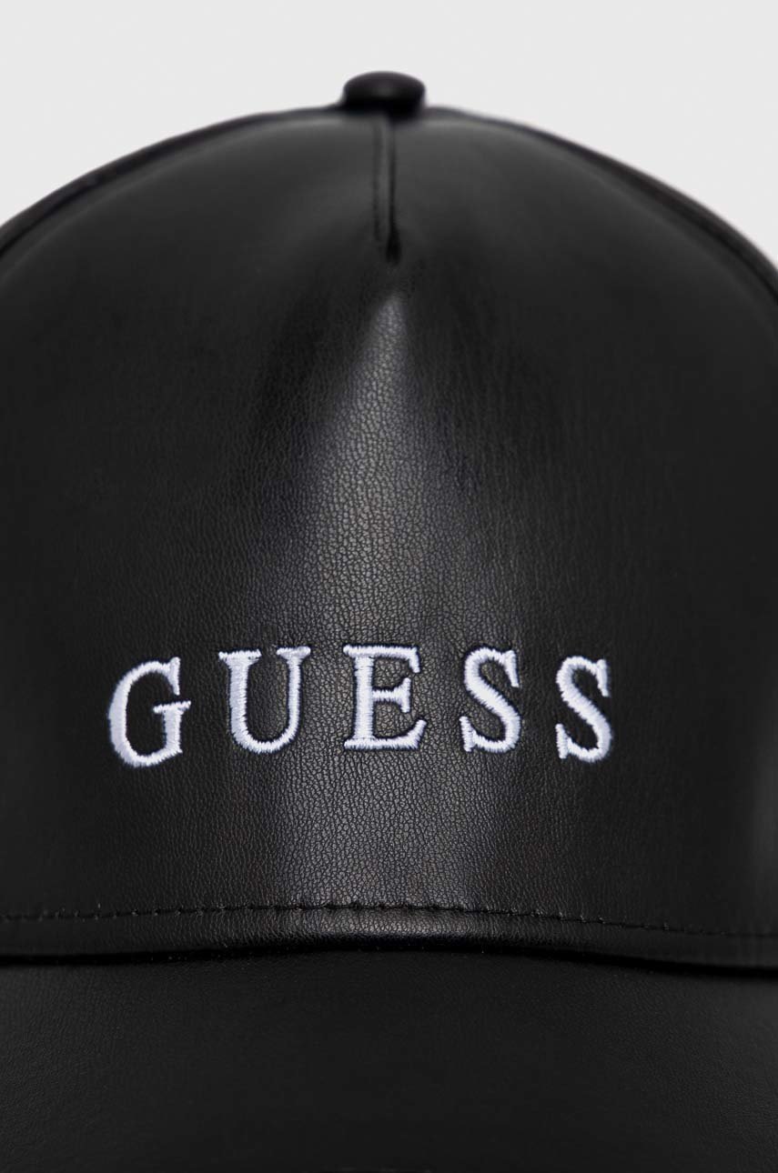 

Кепка Guess колір чорний з аплікацією