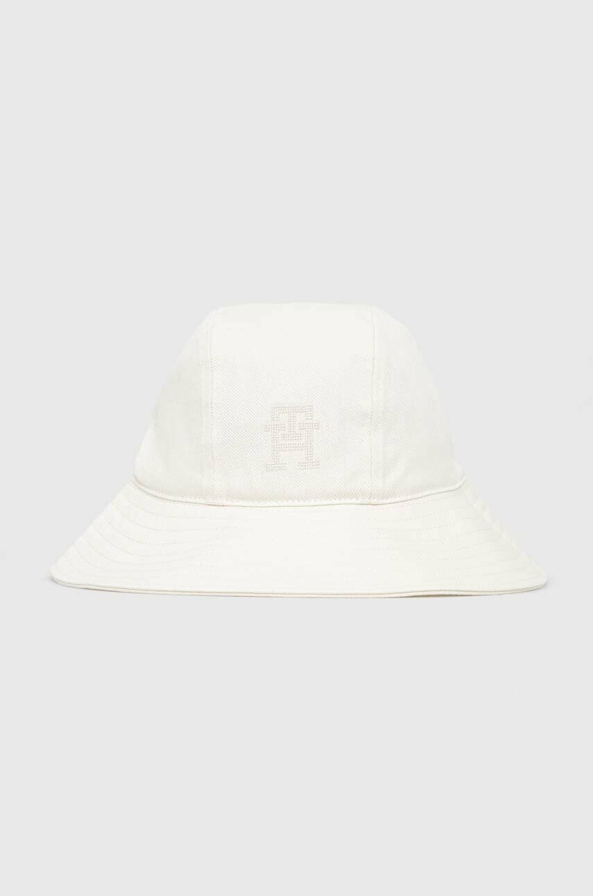 

Шляпа из хлопка Tommy Hilfiger цвет бежевый хлопковый