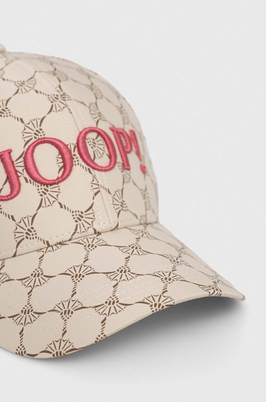 

Кепка Joop! колір бежевий візерунок