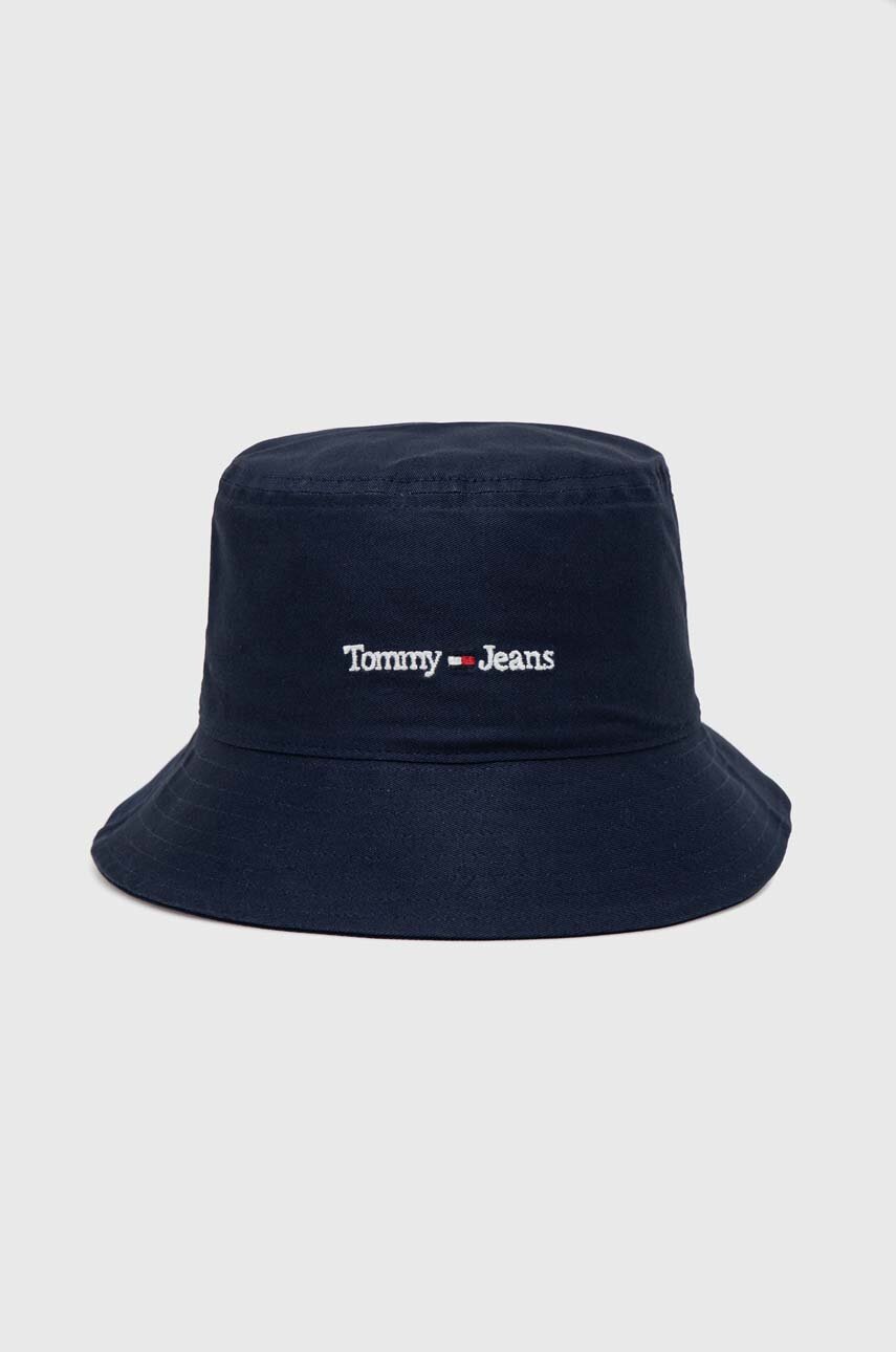 

Шляпа из хлопка Tommy Jeans цвет синий хлопковый