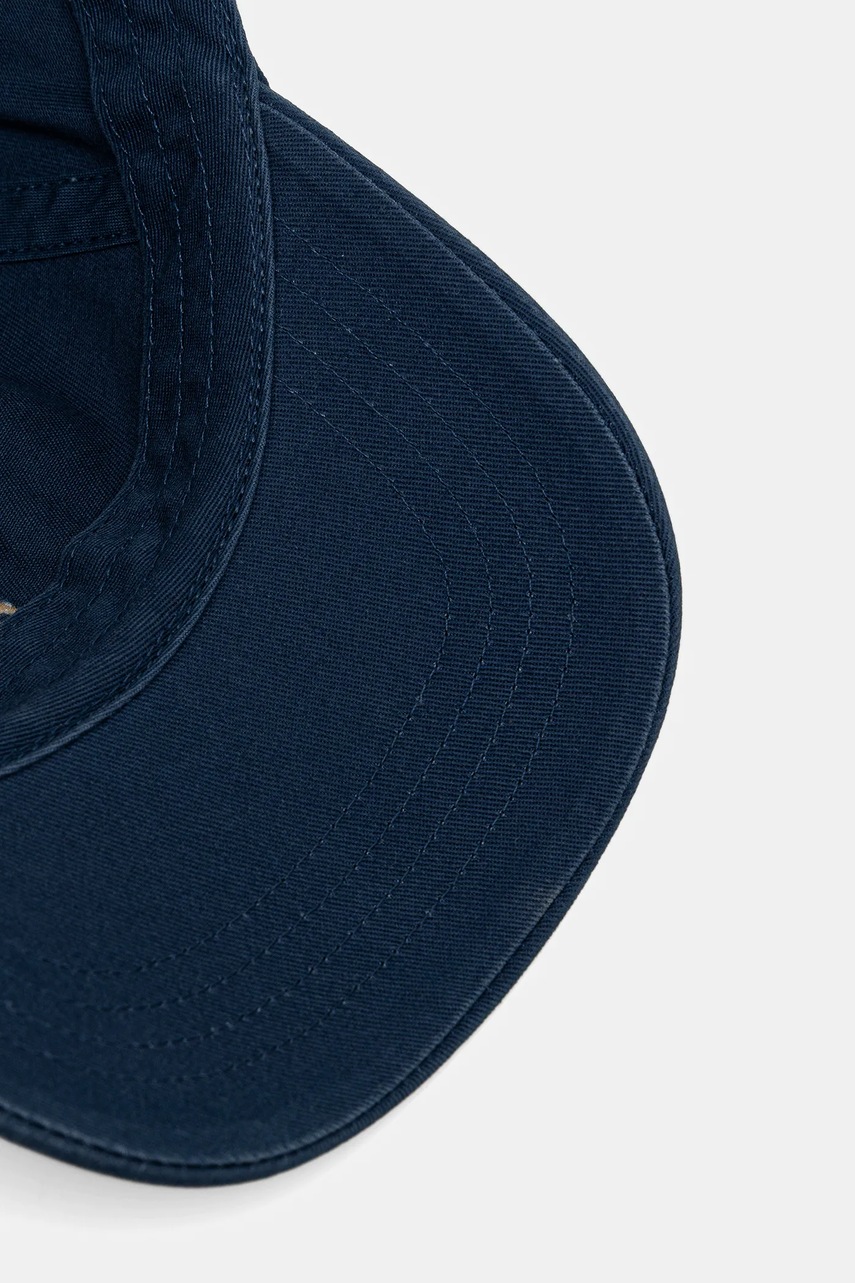 Хлопковая кепка Polo Ralph Lauren цвет жёлтый однотонная 211912843