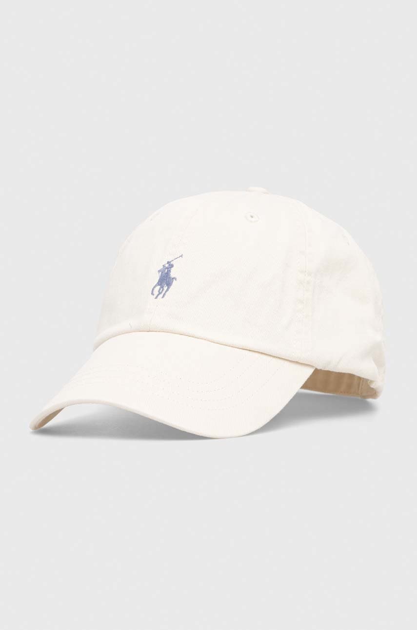 Levně Bavlněná baseballová čepice Polo Ralph Lauren béžová barva, 211912843