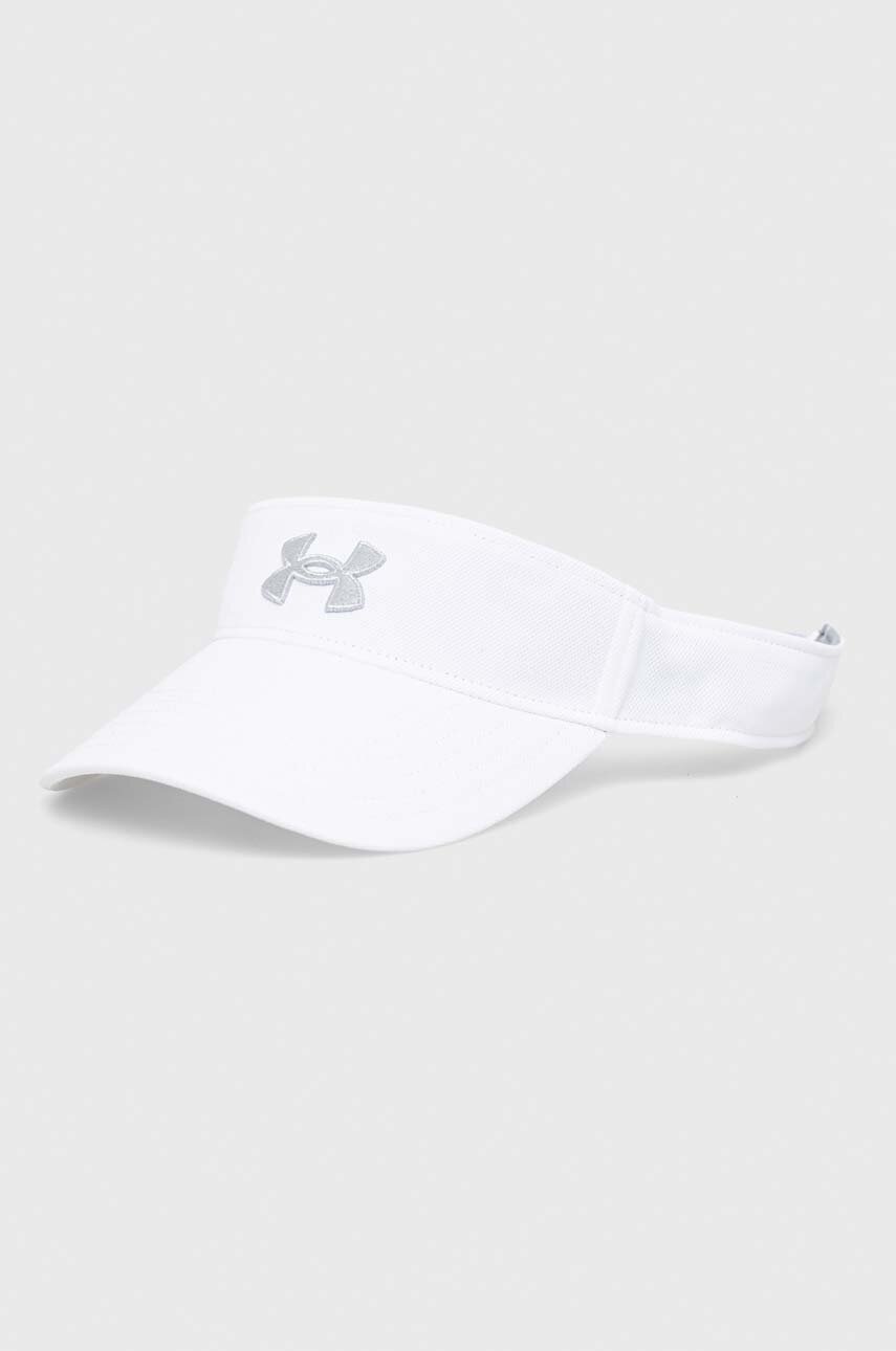 

Козырек от солнца Under Armour Blitzing цвет белый с аппликацией