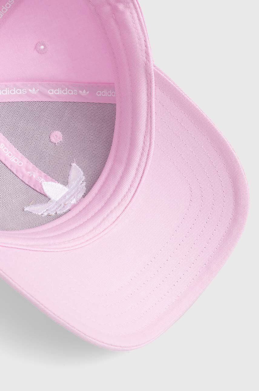 Adidas Originals șapcă De Baseball Din Bumbac Culoarea Roz, Cu Imprimeu
