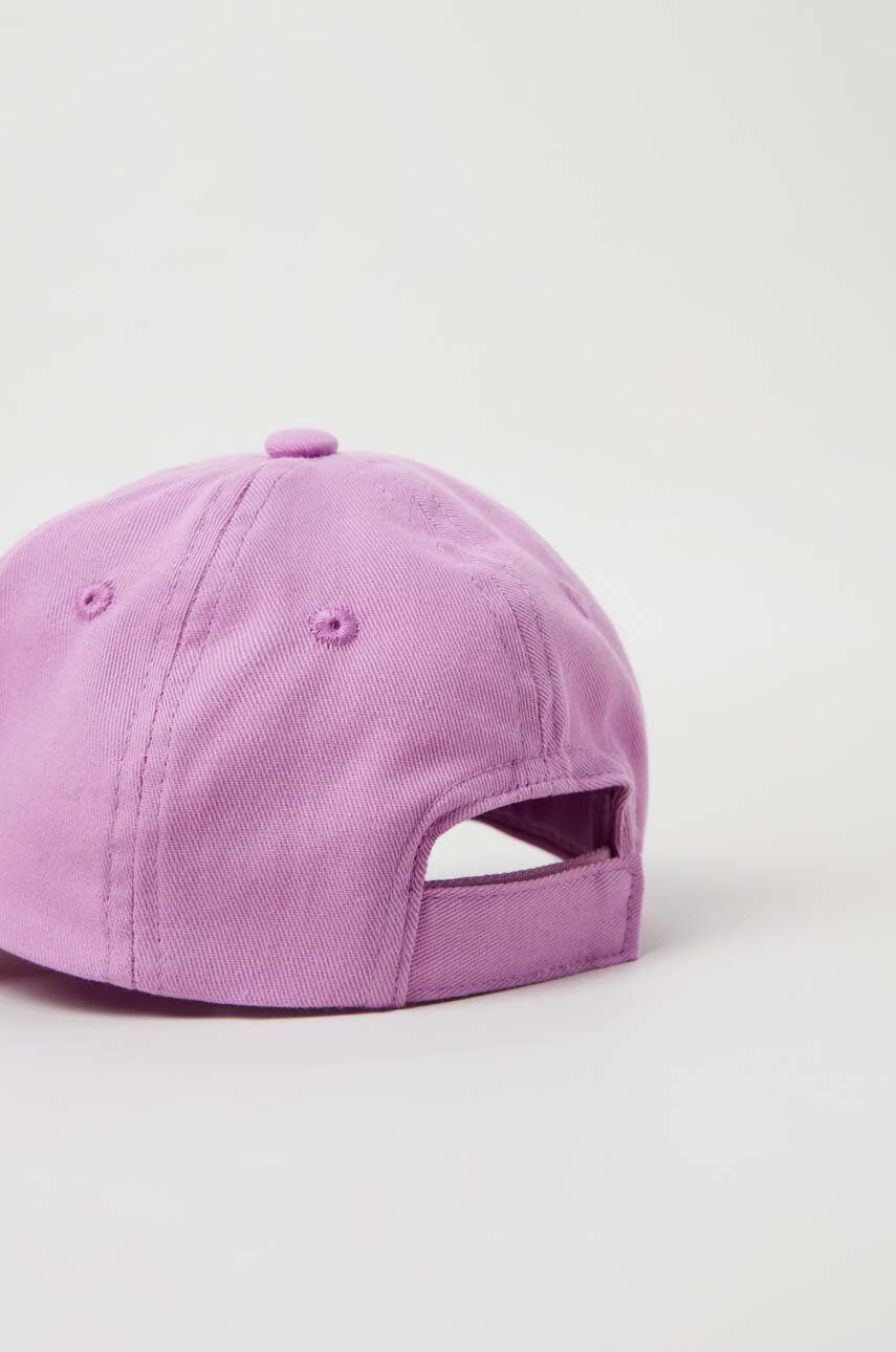 OVS șapcă Din Bumbac Pentru Copii Culoarea Violet