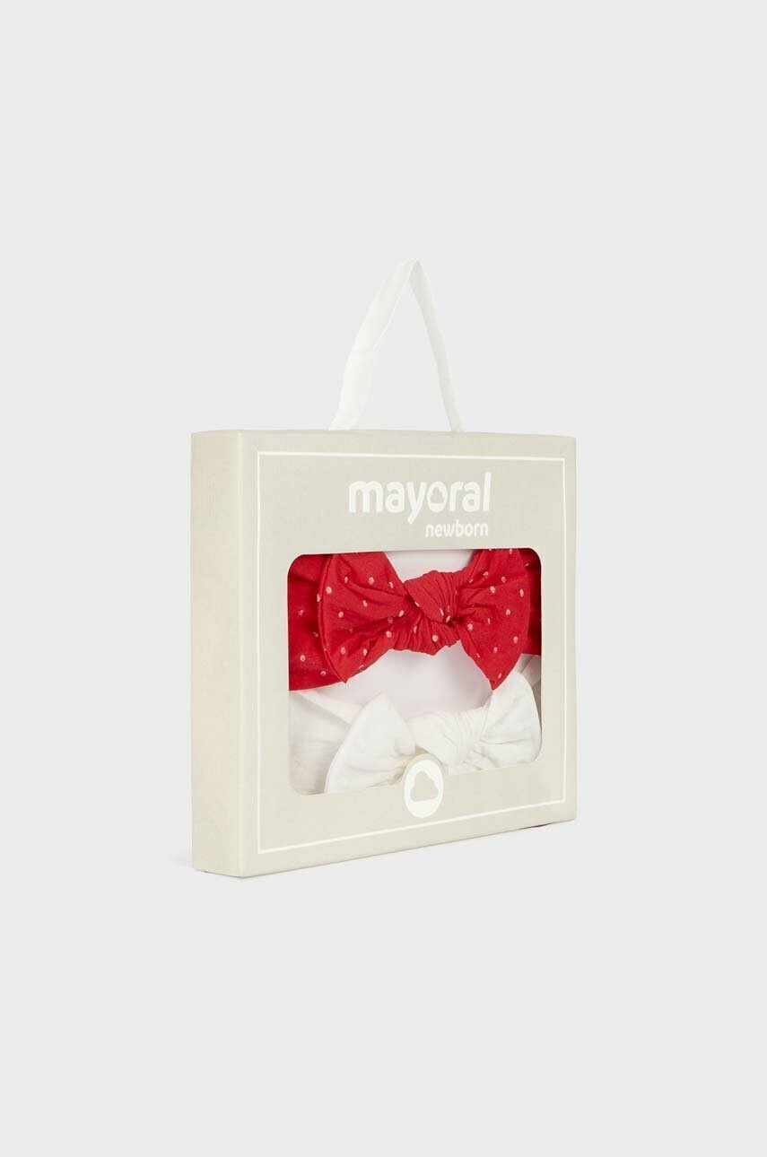 

Пов'язка на голову Mayoral Newborn 2-pack колір червоний