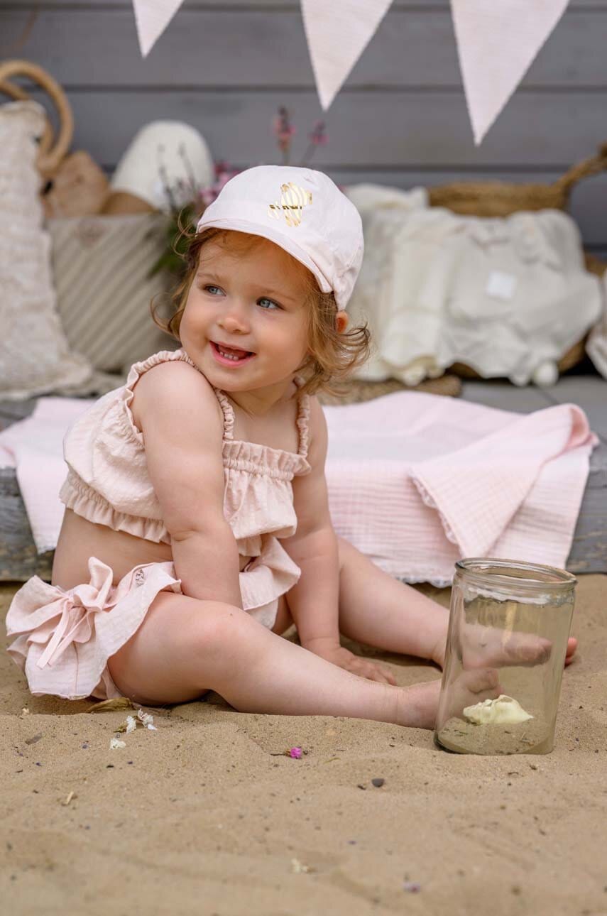 Детская хлопковая шапка Jamiks цвет оранжевый с принтом в Тернополе Детская хлопковая шапка Jamiks цвет оранжевый с принтом в Тернополе