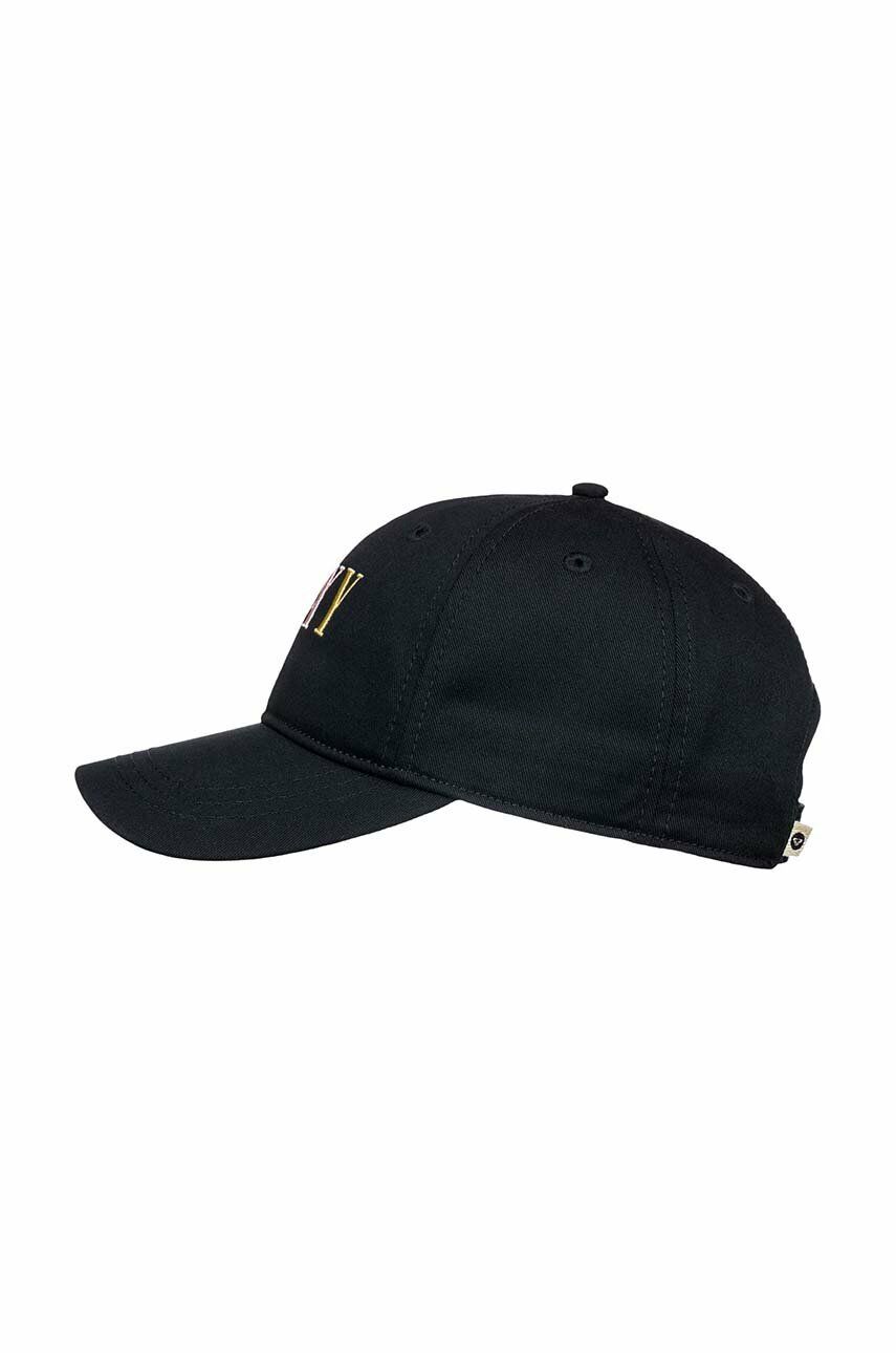 Roxy șapcă Din Bumbac Pentru Copii Culoarea Negru, Cu Imprimeu