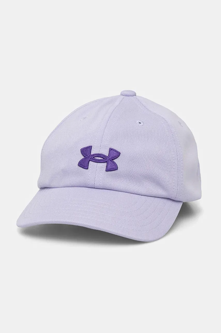 Under Armour șapcă de baseball pentru copii culoarea violet, cu imprimeu Under Armour șapcă de baseball pentru copii culoarea violet, cu imprimeu