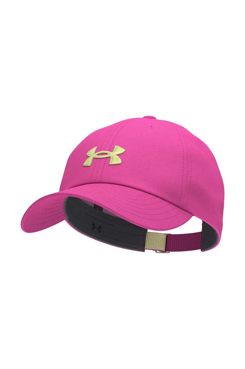 

Детская кепка Under Armour цвет розовый с аппликацией