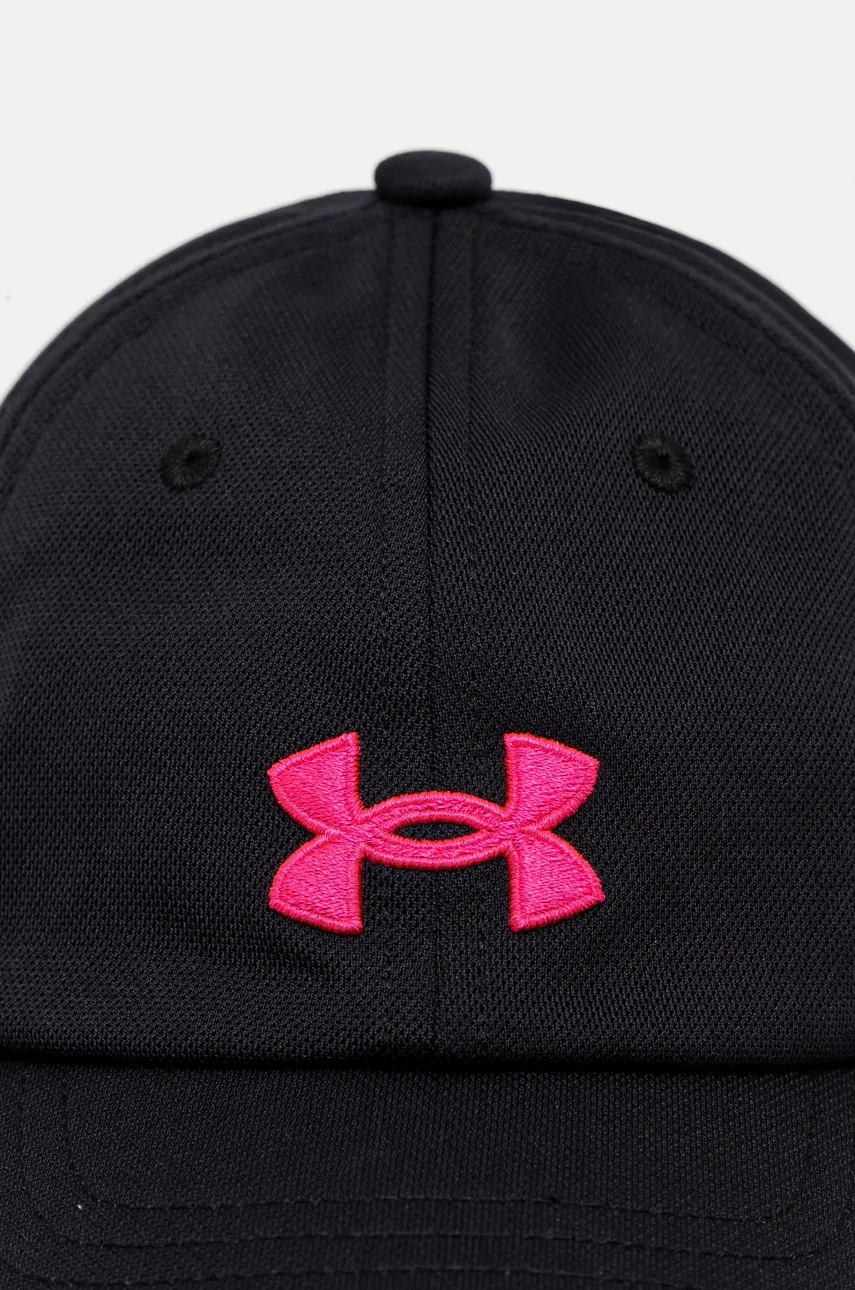 Дитяча кепка Under Armour колір чорний з аплікацією