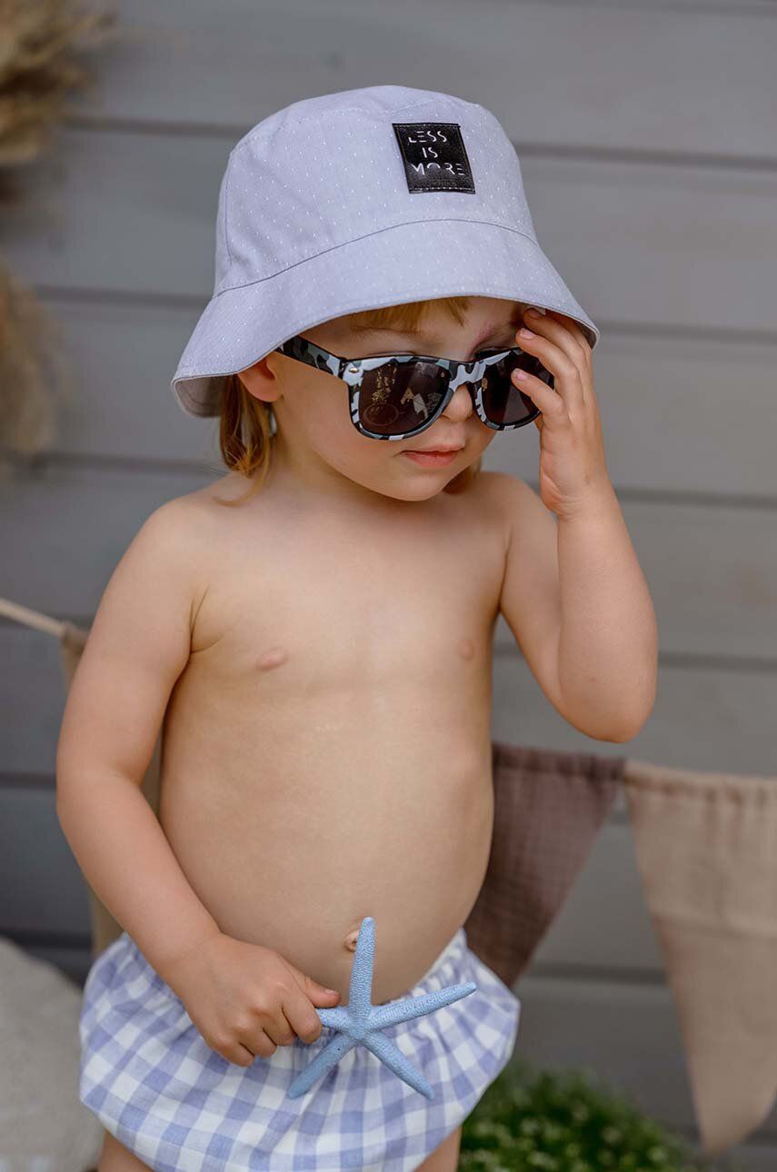 Детская хлопковая панама Jamiks BARRY цвет синий хлопковая Детская хлопковая панама Jamiks BARRY цвет синий хлопковая