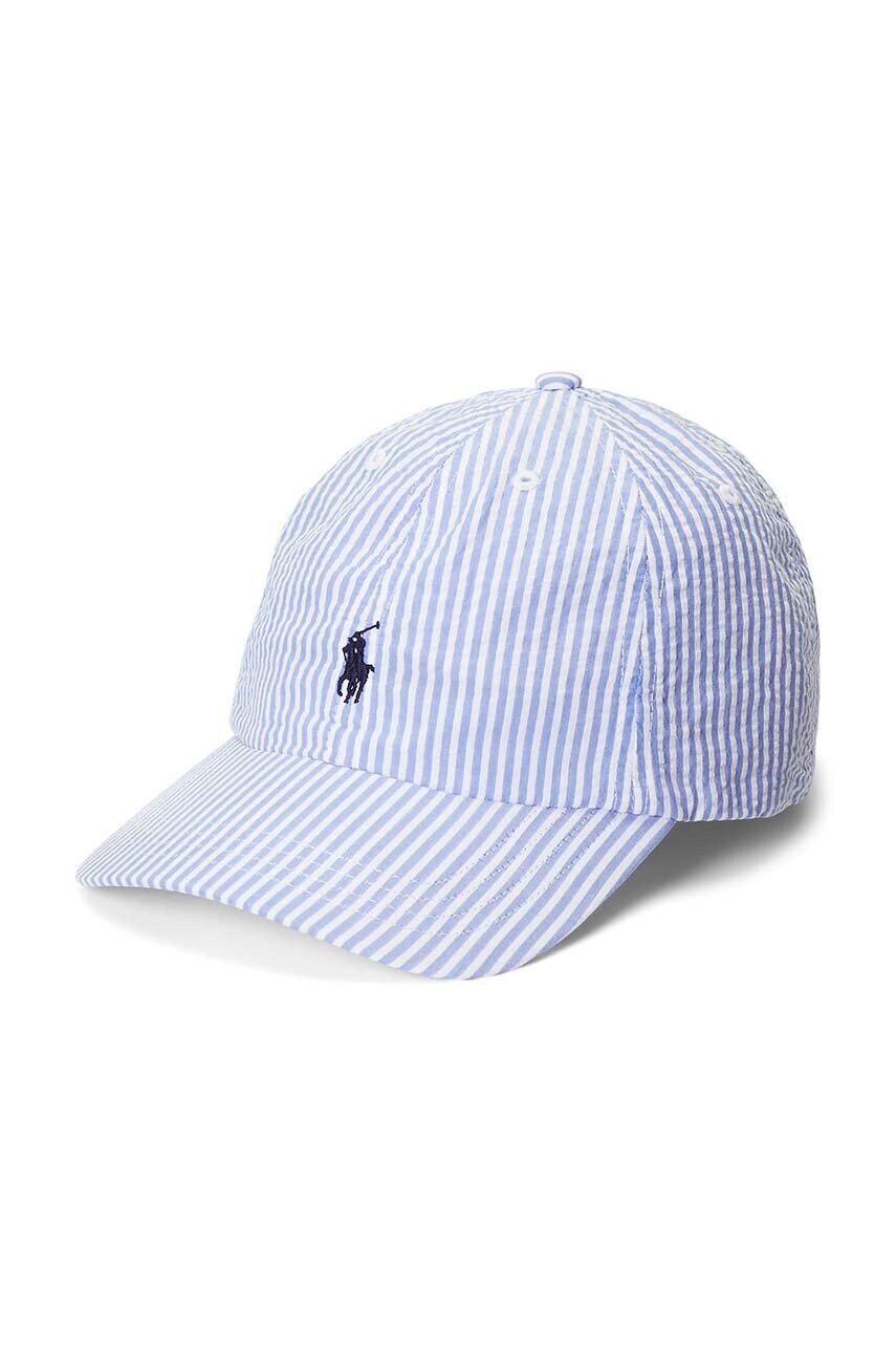 Levně Dětská bavlněná čepice Polo Ralph Lauren vzorovaná