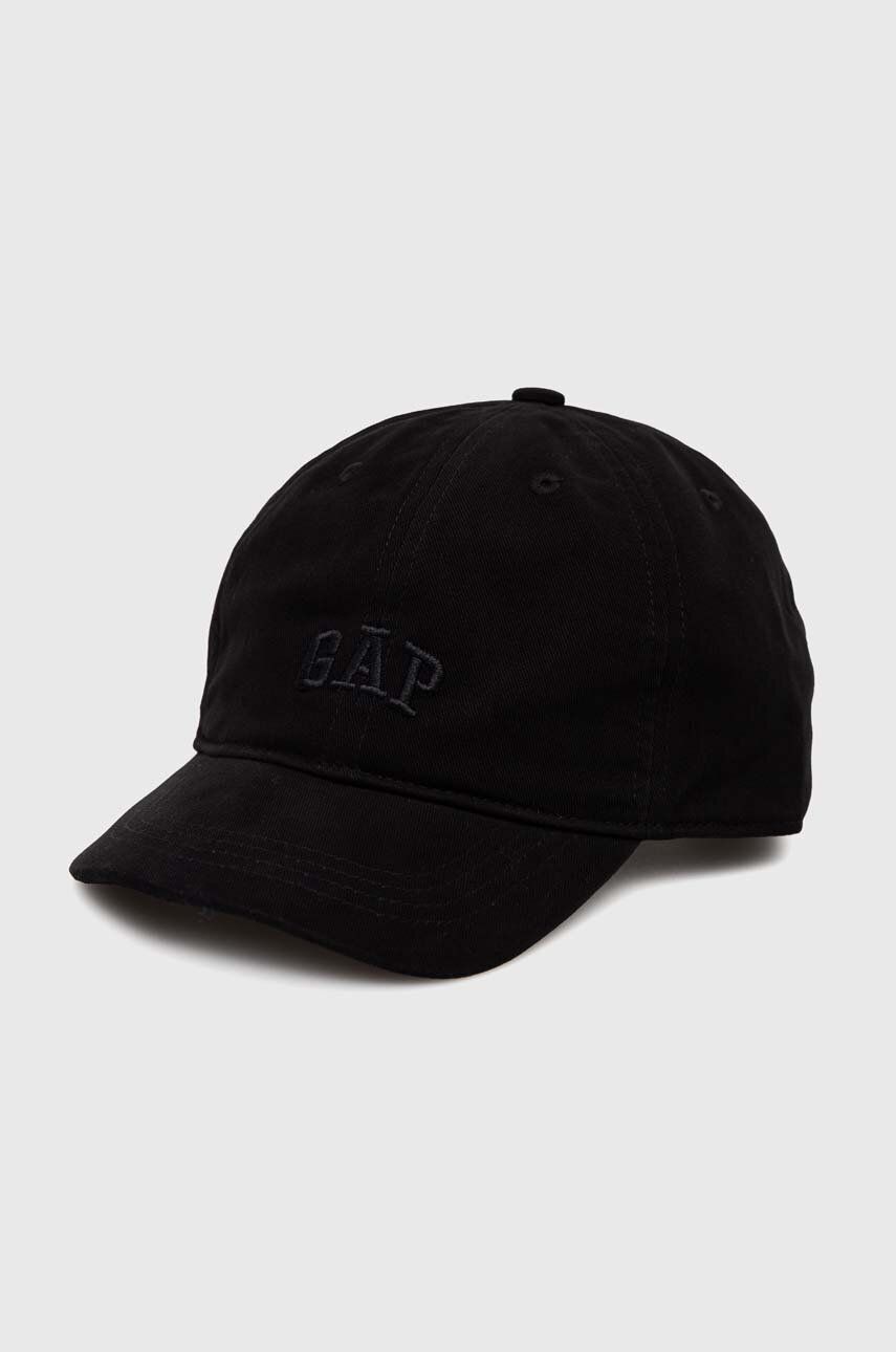 GAP șapcă Din Bumbac Pentru Copii Culoarea Negru, Neted