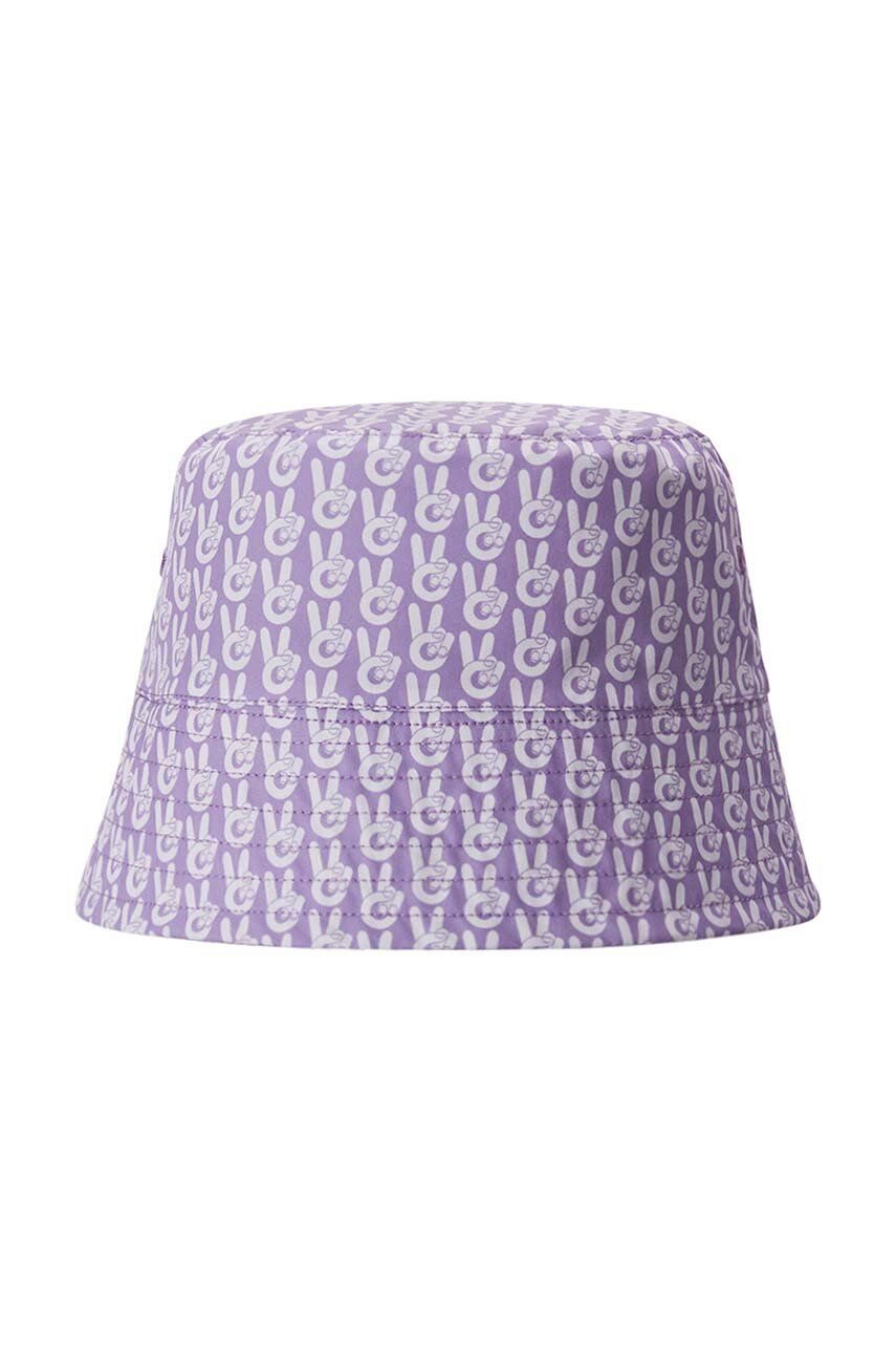 Reima Pălărie Reversibilă Pentru Copii Culoarea Violet