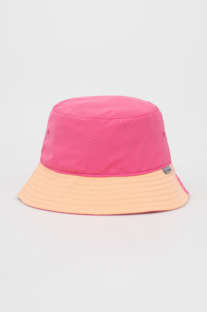 Levně Dětský klobouk Columbia Columbia Youth Bucket Hat fialová barva