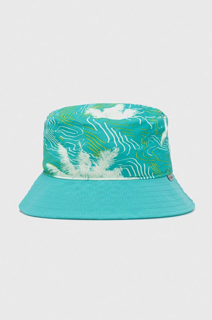 Dětský klobouk Columbia Columbia Youth Bucket Hat zelená barva - zelená -  100 % Polyester