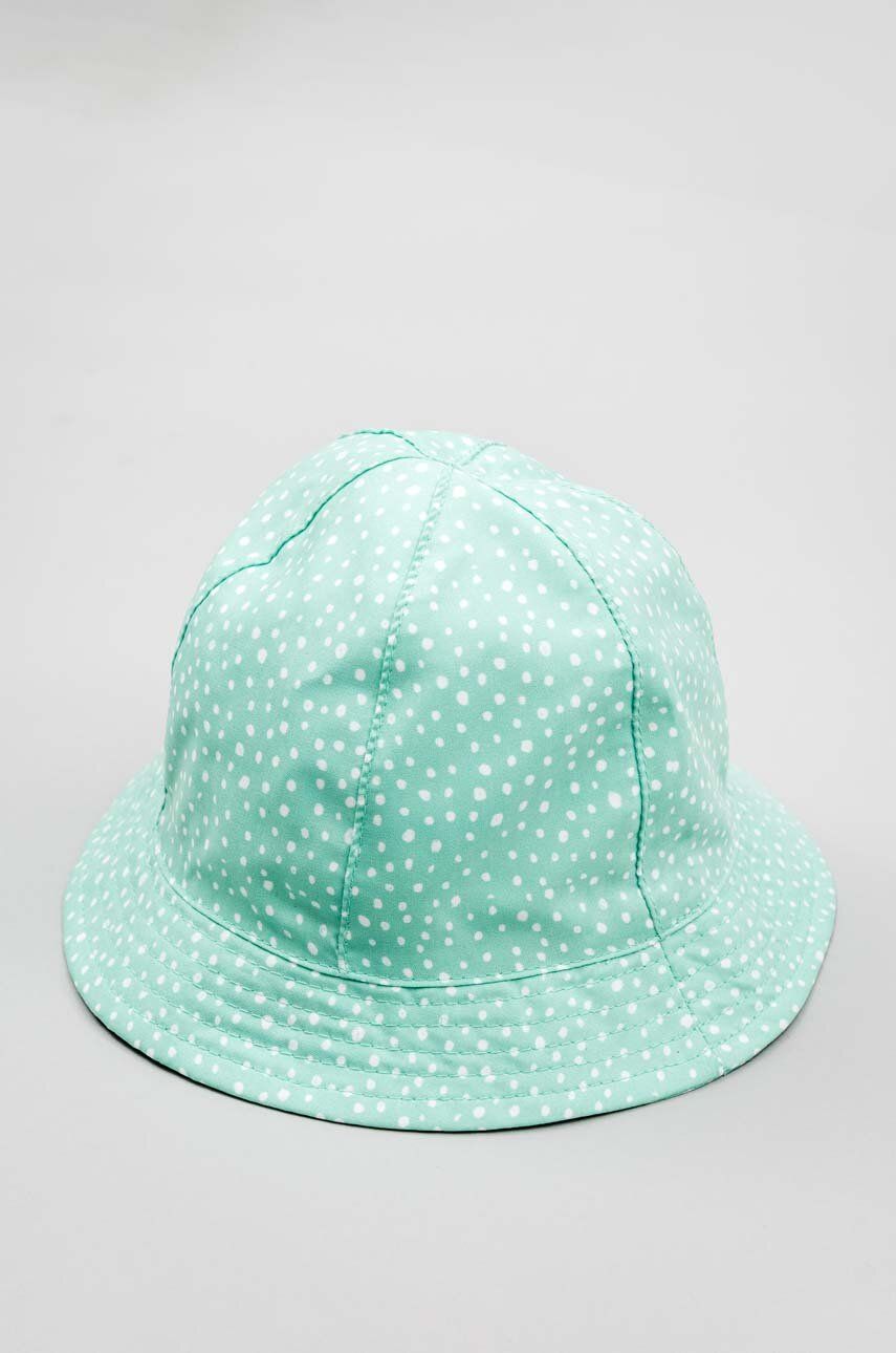 Dětský klobouk zippy zelená barva - zelená -  100 % Polyester