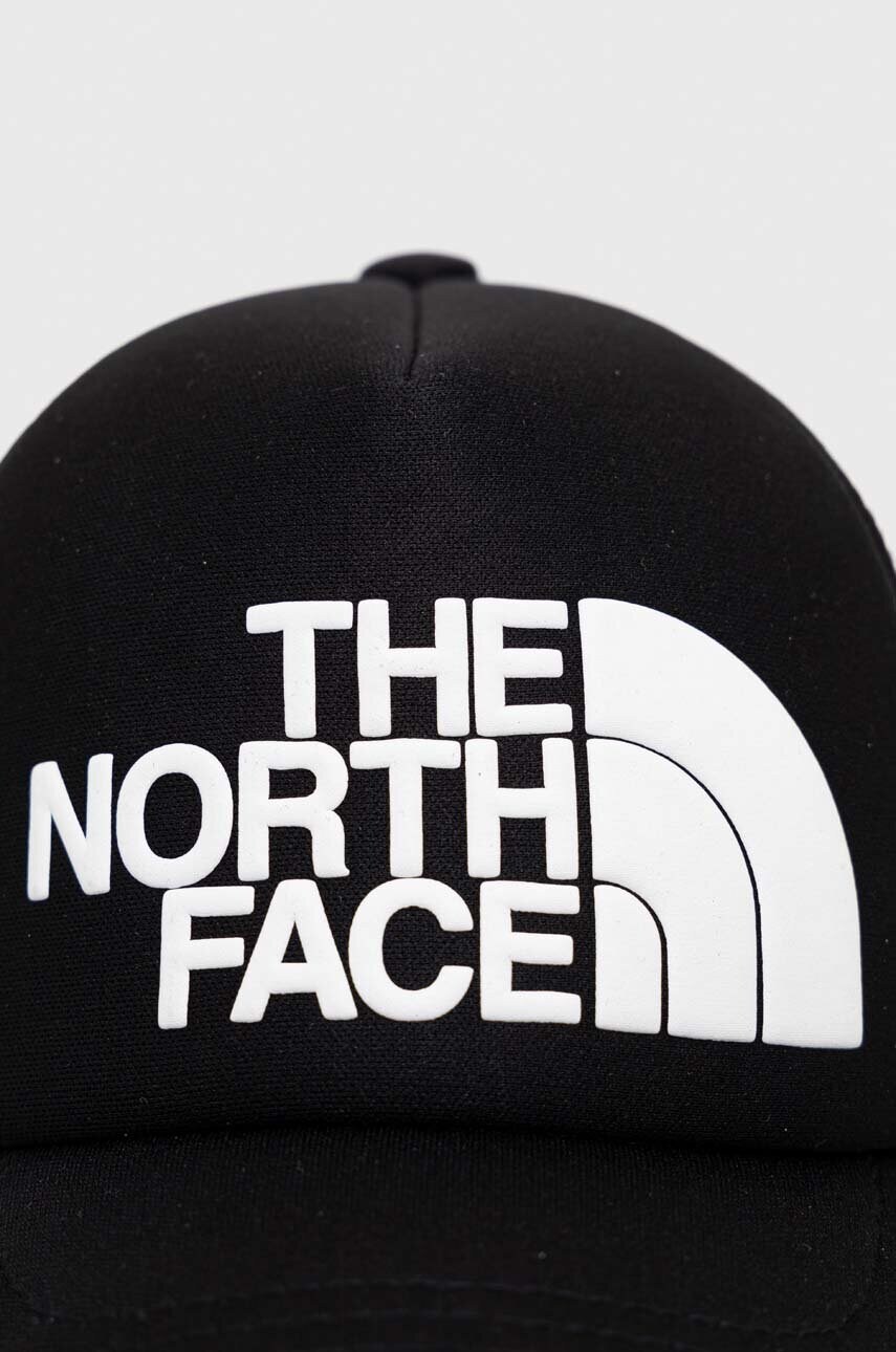 

Дитяча кепка The North Face колір чорний з аплікацією