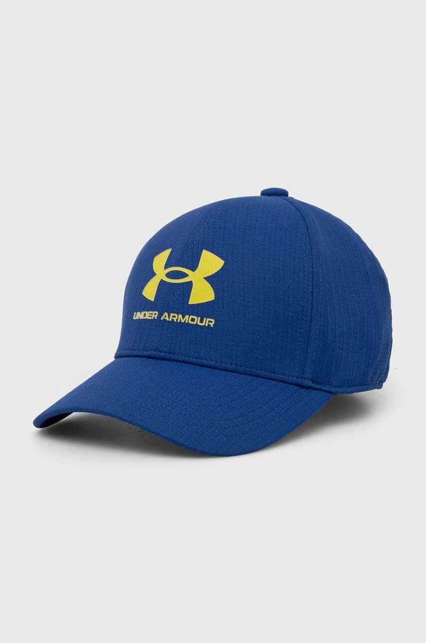 Under Armour șapcă de baseball pentru copii culoarea negru, cu imprimeu