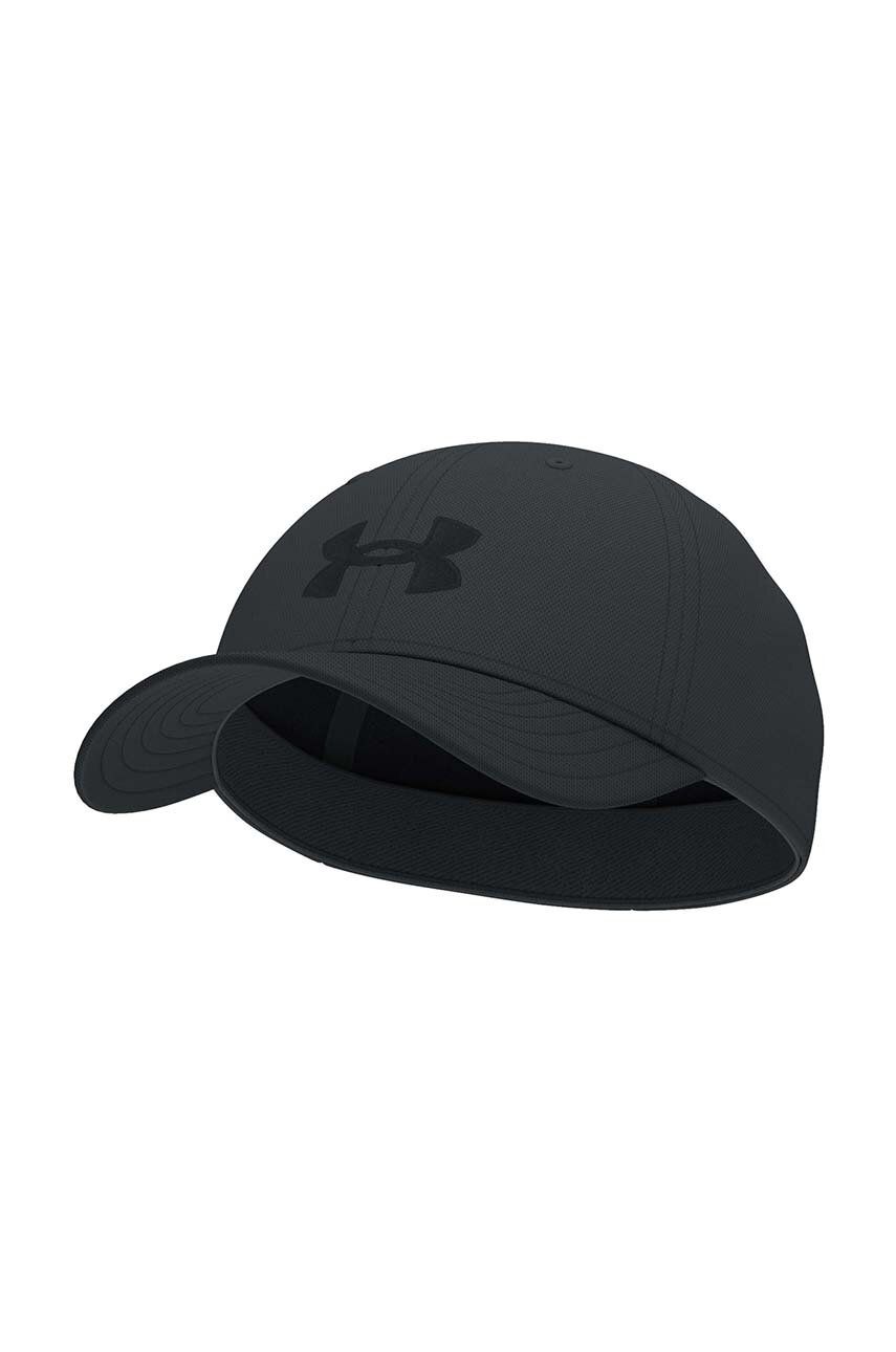 Levně Dětská baseballová čepice Under Armour šedá barva, s potiskem