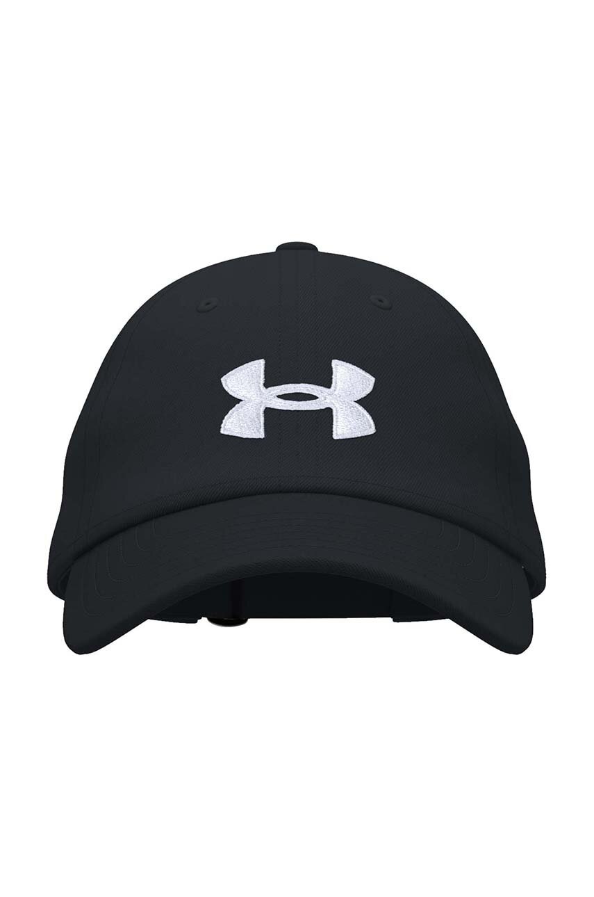 Дитяча кепка Under Armour колір чорний з аплікацією