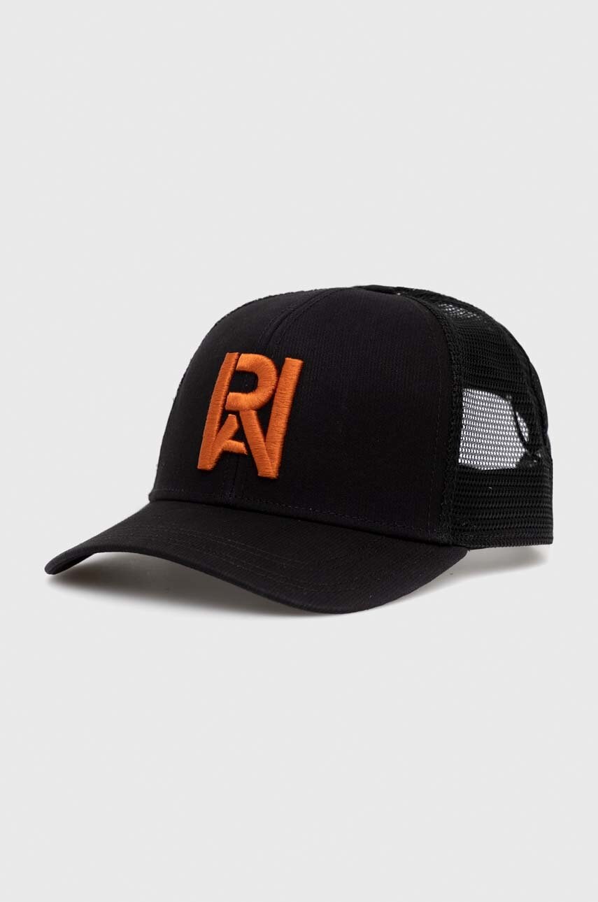 G-star raw șapcă de baseball din bumbac culoarea negru, cu imprimeu