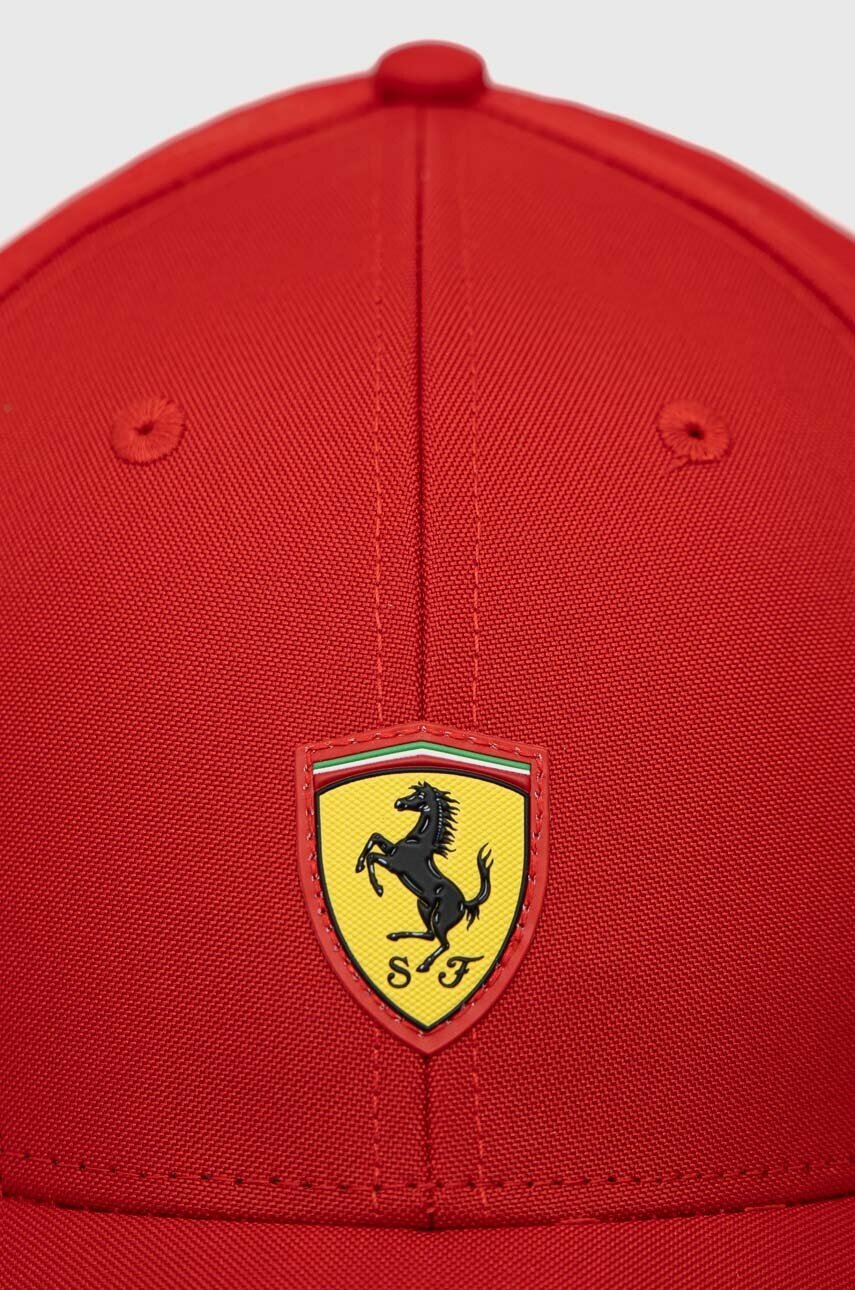 

Кепка Puma Ferrari колір червоний з аплікацією
