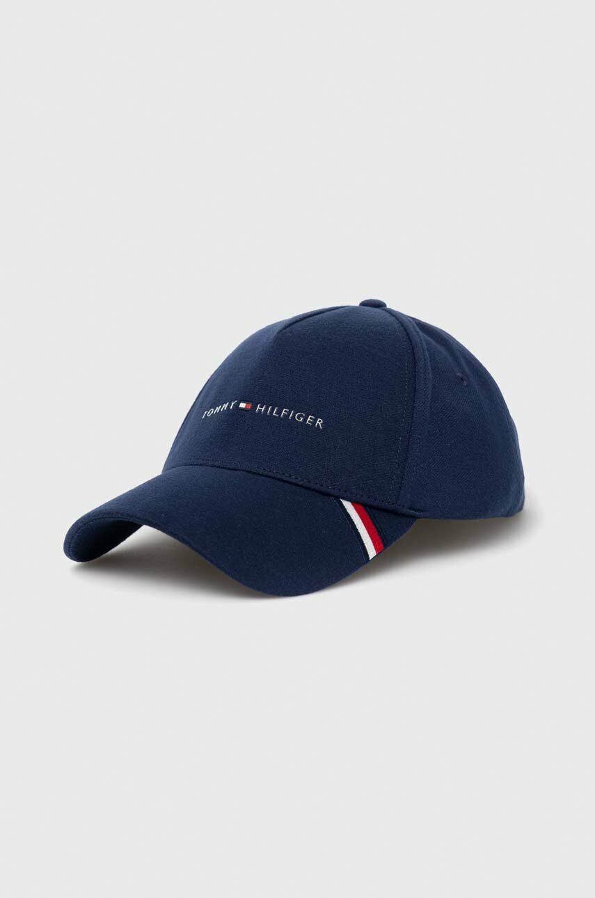

Кепка Tommy Hilfiger цвет синий с аппликацией