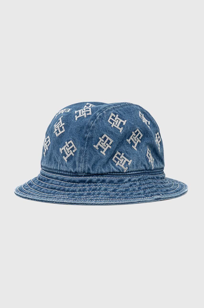 Džínový klobouk Tommy Hilfiger - modrá -  Hlavní materiál: 100 % Bavlna Podšívka: 100 % Po