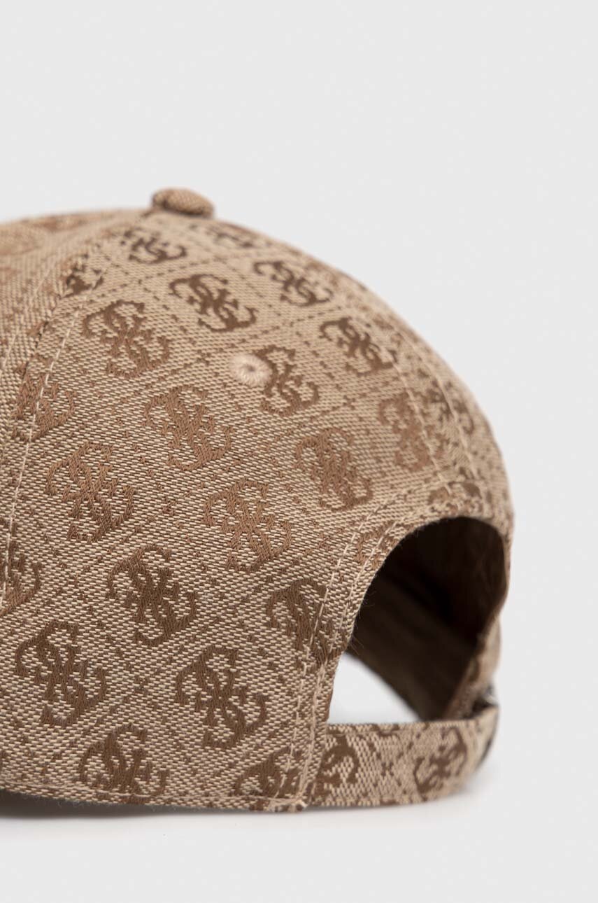 

Кепка Guess цвет бежевый узор