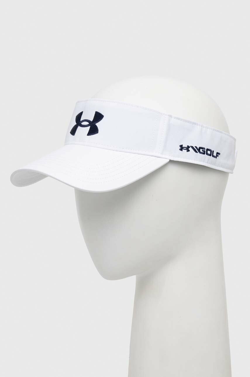 Levně Kšilt Under Armour bílá barva, s aplikací