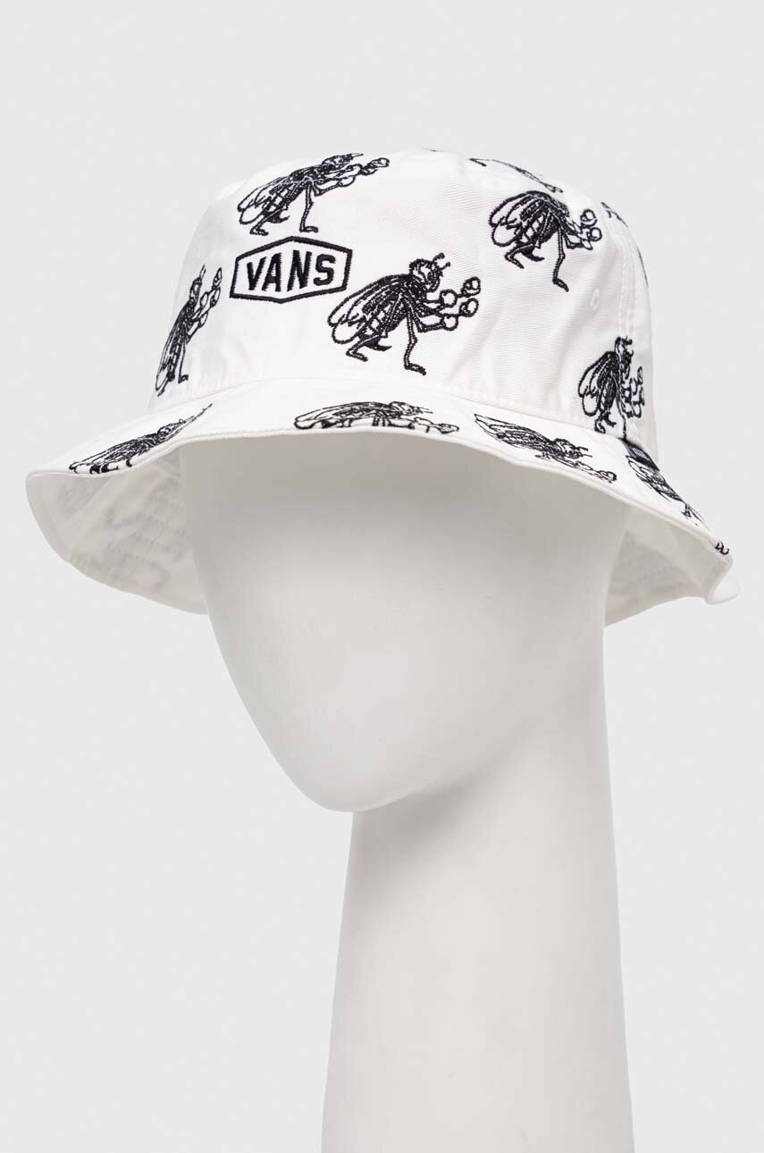 

Шляпа из хлопка Vans цвет белый хлопковый