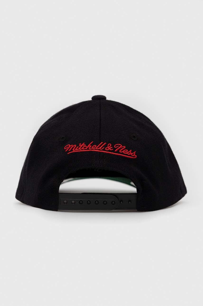Mitchell&Ness șapcă Din Amestec De Lână Brooklyn Nets Culoarea Negru, Cu Imprimeu