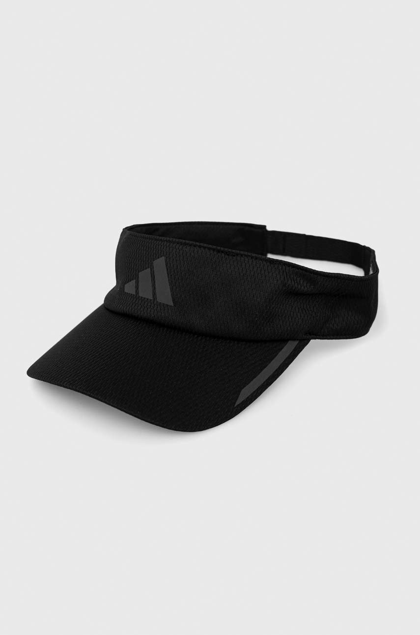 

Козырек от солнца adidas Performance цвет чёрный с принтом