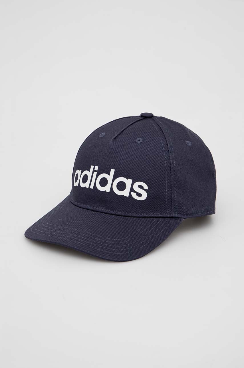 Levně Kšiltovka adidas tmavomodrá barva, vzorovaná