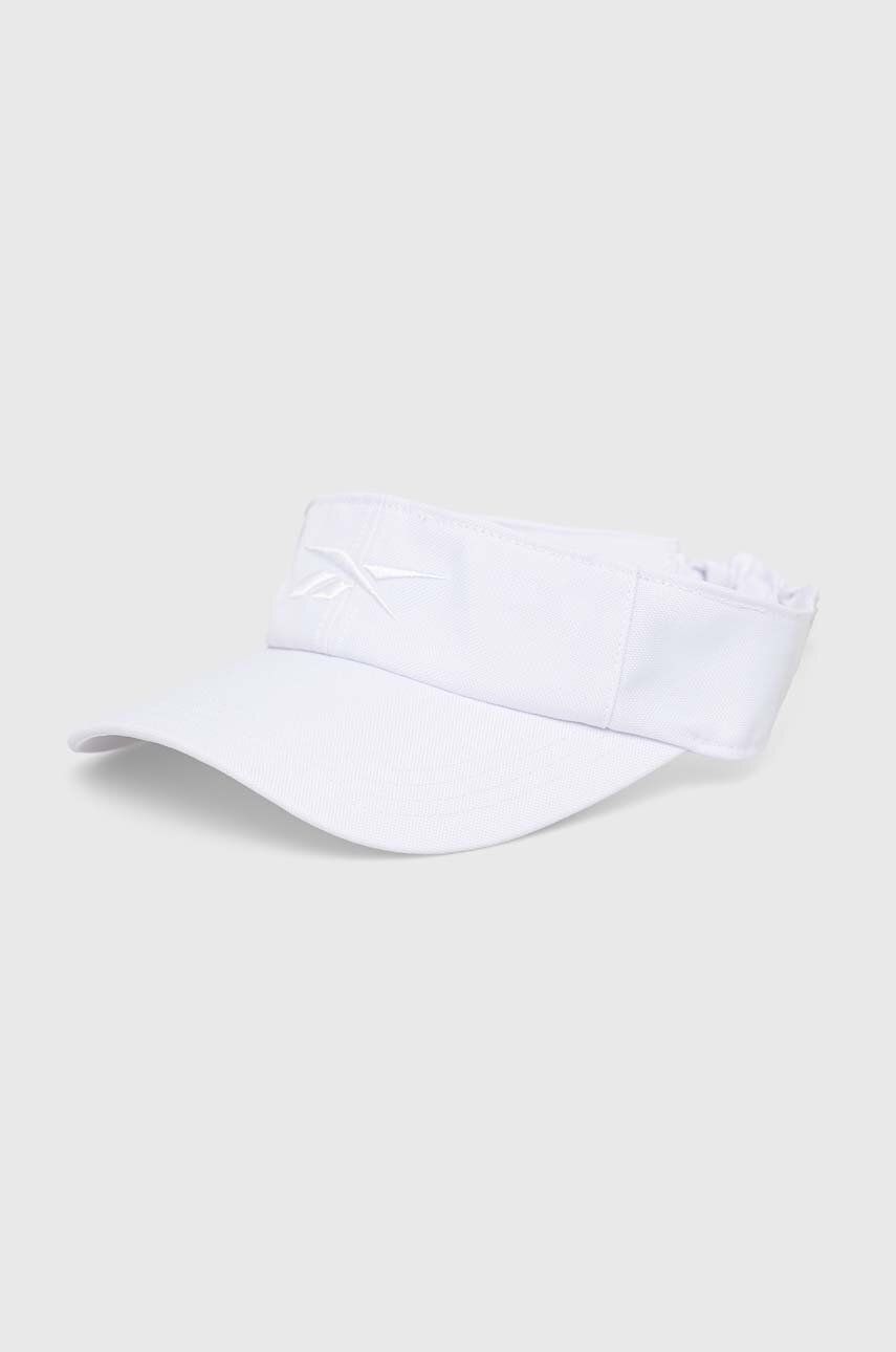 Kšilt Reebok Classic bílá barva - bílá -  100 % Polyester
