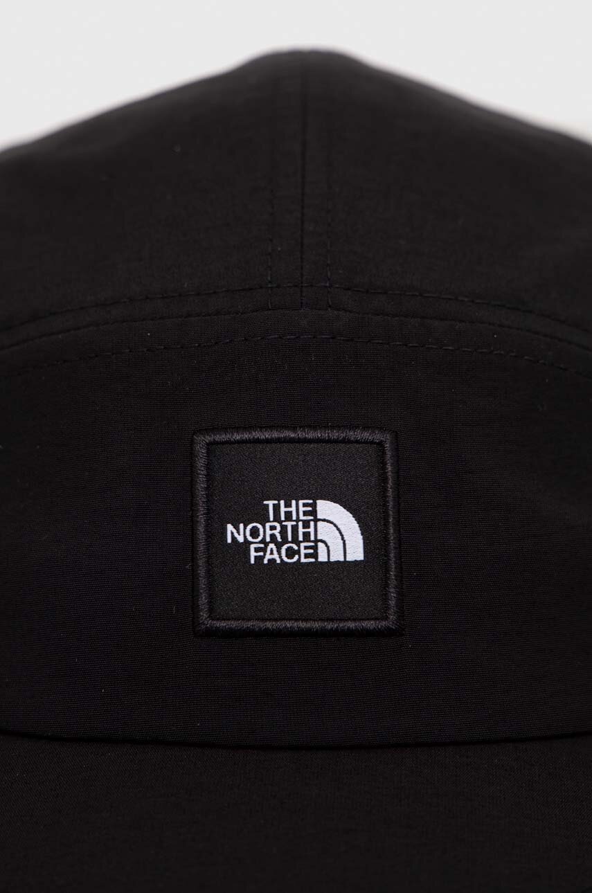 

Кепка The North Face колір чорний з аплікацією