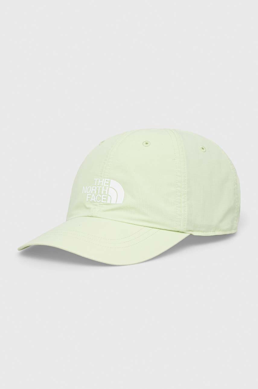 

Кепка The North Face колір зелений однотонна