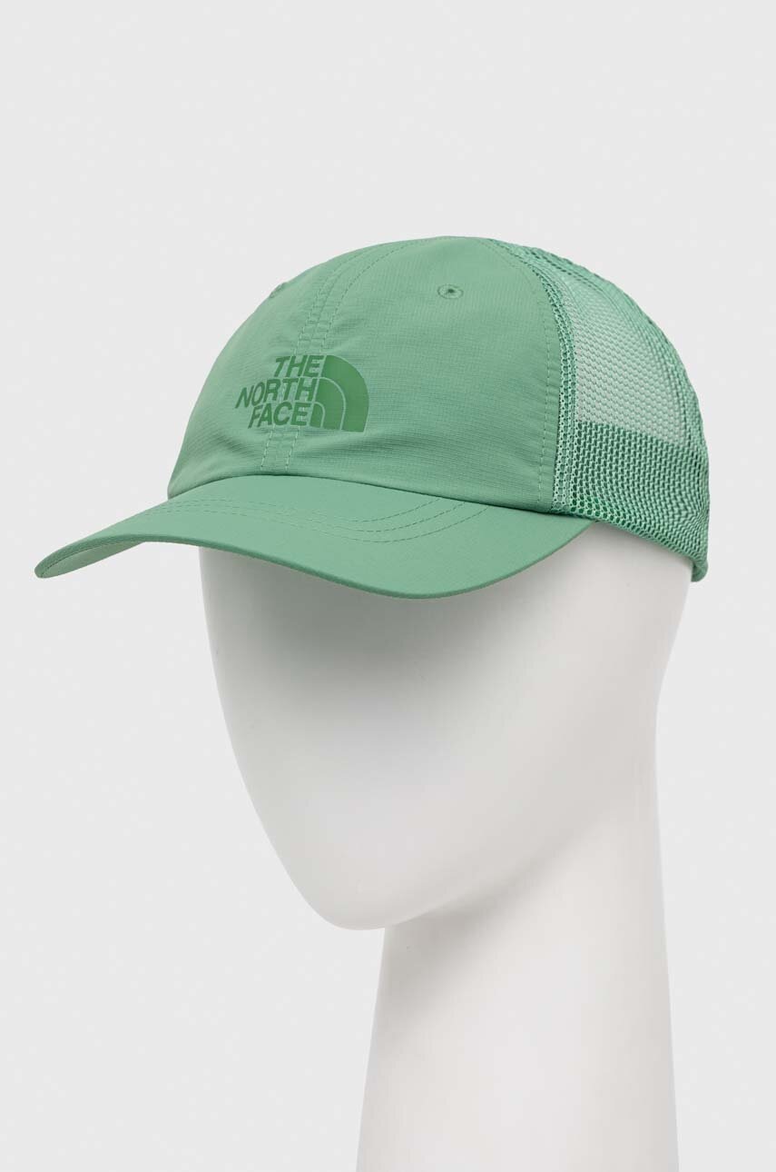 

Кепка The North Face колір зелений однотонна
