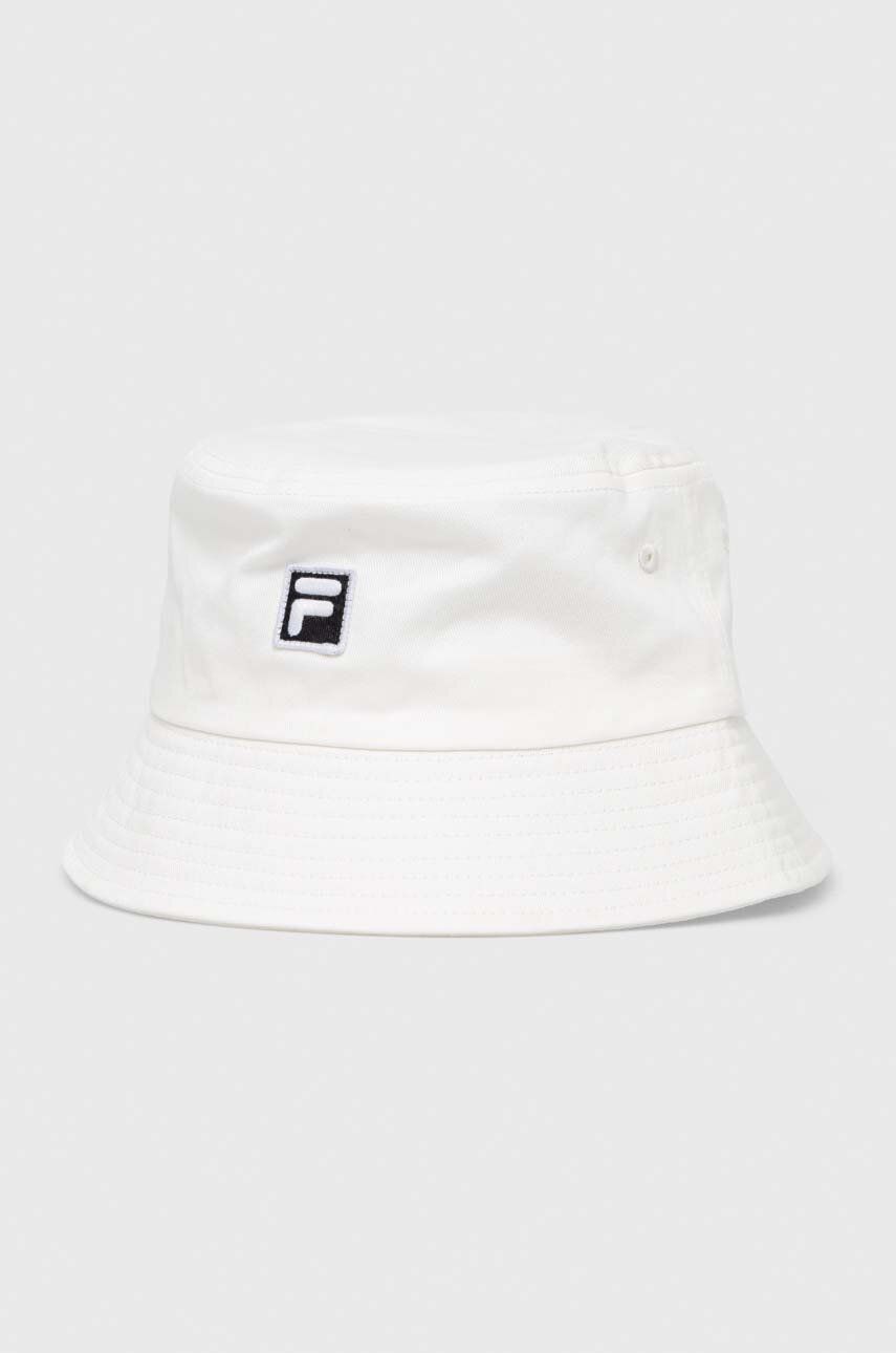 E-shop Bavlněná čepice Fila bílá barva