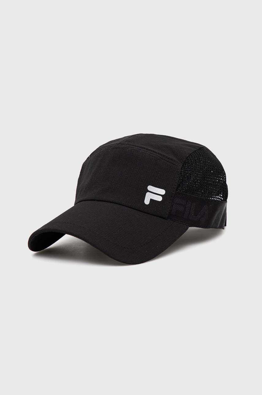 Fila Sapca Culoarea Negru, Neted