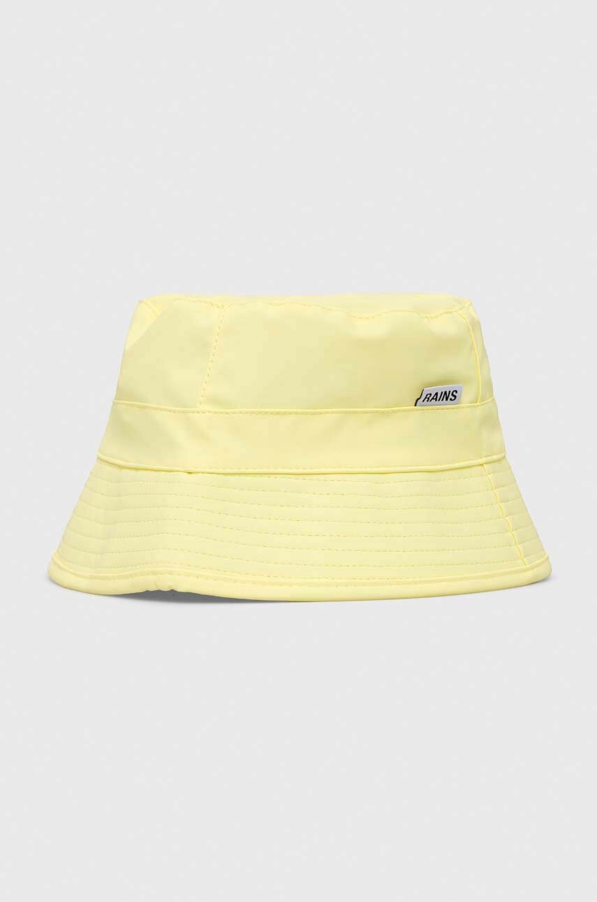 E-shop Klobouk Rains 20010 Bucket Hat žlutá barva